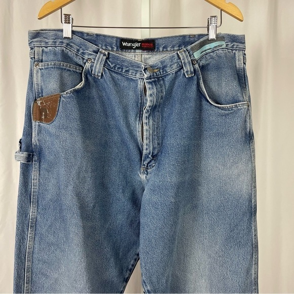 Wrangler Riggs Workwear 40 x 32 Carpenter Outdoor Jeans Heavy Duty Barn Chore - Picture 3 of 12